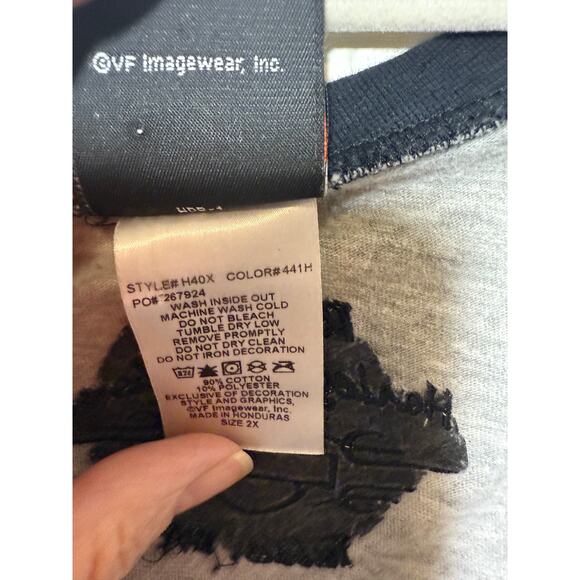 Harley-Davidson Route 66 Gray V-Neck Tee 2X | Bikercore Moto Style Graphic - Picture 4 of 8